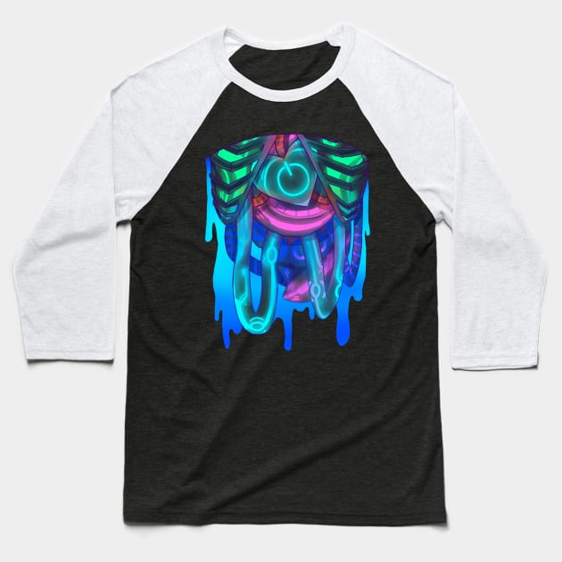 Glow Gore Baseball T-Shirt by candychameleon